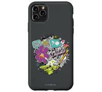 Custodia per iPhone 11 Pro Max Looney Tunes Daffy Duck The Flower