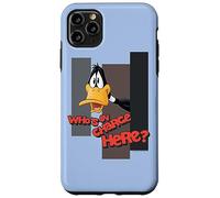 Custodia per iPhone 11 Pro Max Looney Tunes Daffy Duck Who's In Charge?