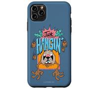 Custodia per iPhone 11 Pro Max Looney Tunes Taz Just Hanging