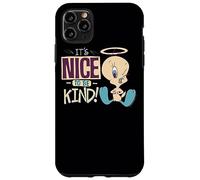 Custodia per iPhone 11 Pro Max Looney Tunes Tweety Nice To Be Kind