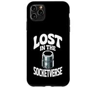 Custodia per iPhone 11 Pro Max Lost In The Socketverse - Presa da 10 mm, per meccanici di auto