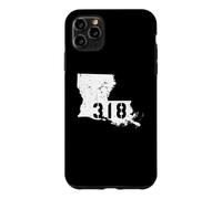 Custodia per iPhone 11 Pro Max Louisiana 318 Codice Area Souvenir dell'orgoglio dello stato meridionale
