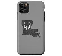 Custodia per iPhone 11 Pro Max Louisiana LA Deer Hunting Shed Antlers Design