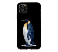 Custodia per iPhone 11 Pro Max Low Poly Emperor Penguins Geometric Art