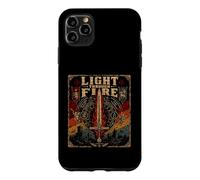 Custodia per iPhone 11 Pro Max Luce Attraverso il Fuoco Armatura Cristiana Di Dio Fede