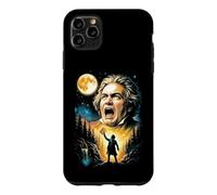 Custodia per iPhone 11 Pro Max Ludwig van Beethoven Ululando Alla Luna Musica Classica