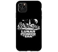 Custodia per iPhone 11 Pro Max Lunar Pioneer Primo insediamento lunare Frontiera dello spazio umano