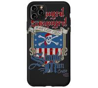 Custodia per iPhone 11 Pro Max Lynyrd Skynyrd Simple Man Cruise Bandiera USA Pirate Rock Classic