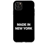 Custodia per iPhone 11 Pro Max Made in New York, Cool New York City Quotes Graphic