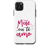 Custodia per iPhone 11 Pro Max Mae Eu Te Amo Mom I Love You Mama Festa della mamma Portoghese