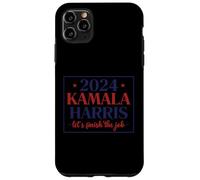 Custodia per iPhone 11 Pro Max Maglietta 2024 Kamala Harris per il presidente, finiamo la J