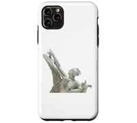 Custodia per iPhone 11 Pro Max Maglietta con scultura del mito barocco - Psiche & Arte della storia dell'eroe