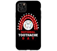 Custodia per iPhone 11 Pro Max Maglietta da giorno con mal di denti - Giornata nazionale del mal