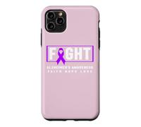 Custodia per iPhone 11 Pro Max Maglietta per la consapevolezza della demenza - AlZ combatte la consapevolezza dell'Alzheimer