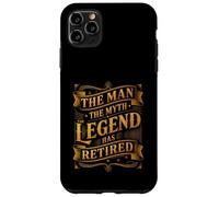 Custodia per iPhone 11 Pro Max Man The Myth Legend ha ritirato il veterano della pensione