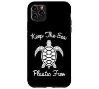 Custodia per iPhone 11 Pro Max Mantenere il mare di plastica libero salvare una tartaruga