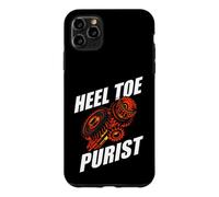 Custodia per iPhone 11 Pro Max Manual Transmission Heel Toe Purist Three Pedals Gearbox