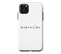 Custodia per iPhone 11 Pro Max Maranatha citazione greca vieni signore gesù