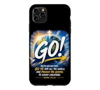 Custodia per iPhone 11 Pro Max Mark 16:15 Go Into All The World and Preach The Gospel