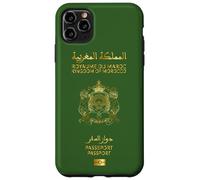 Custodia per iPhone 11 Pro Max Marocoo Passaporto Stemma, Regno del Marocco
