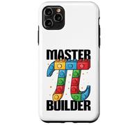 Custodia per iPhone 11 Pro Max Master Builder Pi Simbolo Pi Mattoni Pi Blocchi Happy Pi Day