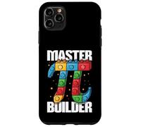 Custodia per iPhone 11 Pro Max Master Builder Pi Simbolo Pi Mattoni Pi Blocchi Pi Giorno