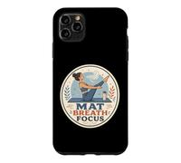 Custodia per iPhone 11 Pro Max MAT BREATH FOCUS Pilates Tappetino Studio