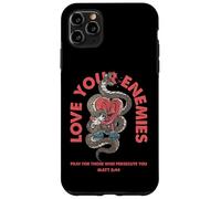 Custodia per iPhone 11 Pro Max Matt 5:44 Salmi ispiratori Cristianesimo