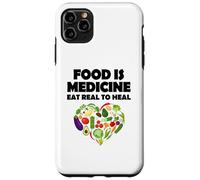 Custodia per iPhone 11 Pro Max Medicina Alimentare Mangiare Vero Per Guarire Vegano