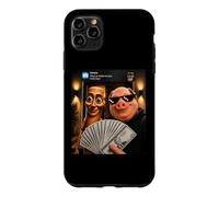 Custodia per iPhone 11 Pro Max Meme AI del visitatore inaspettato John Pork Tung Sahur