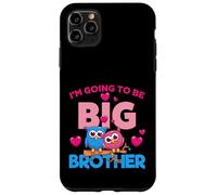 Custodia per iPhone 11 Pro Max Men's Boys Kids I'm Going To Be A Big Brother Graphic Design