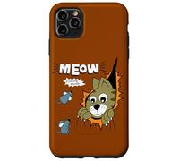 Custodia per iPhone 11 Pro Max Meow Finding Mouse, Cats & Mice Illustration Graphic Designs