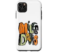 Custodia per iPhone 11 Pro Max Merchandising ufficiale Miles Davis Jazz Icon - Testo illustrato
