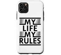 Custodia per iPhone 11 Pro Max Message Statement - My Life My Rules