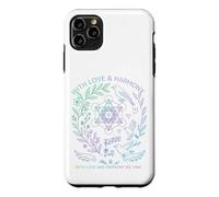 Custodia per iPhone 11 Pro Max Metatron Cube con amore e armonia