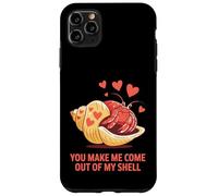 Custodia per iPhone 11 Pro Max Mi fai uscire dal mio guscio Eremita Granchio Amore