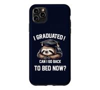 Custodia per iPhone 11 Pro Max Mi sono laureato Posso tornare a letto ora Dormire Studente Bradipo