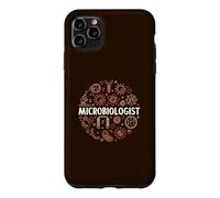 Custodia per iPhone 11 Pro Max Microbiologo - Microbiologia e Virologia Distressed Design