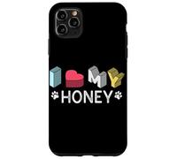 Custodia per iPhone 11 Pro Max Miele personalizzato Dog Name Honey Pet Lover