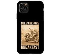 Custodia per iPhone 11 Pro Max Miles Before Breakfast Moto Adventure Design