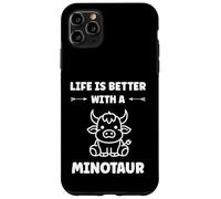 Custodia per iPhone 11 Pro Max Minimalist Monster Minotaur Greek mythology i'm a Minotaur