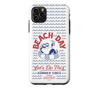 Custodia per iPhone 11 Pro Max Minions Beach Day Summer Vibes