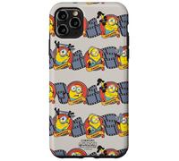 Custodia per iPhone 11 Pro Max Minions & Monsters Film Crew All Over Print