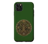 Custodia per iPhone 11 Pro Max Mitologia celtica dei boschi druidi della quercia sacra