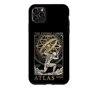Custodia per iPhone 11 Pro Max Mitologia greca del lavoro cosmico Titano Atlas