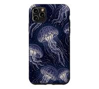 Custodia per iPhone 11 Pro Max Modello estetico delle meduse del mare profondo