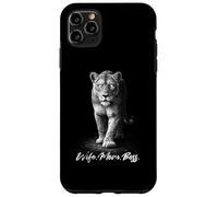 Custodia per iPhone 11 Pro Max Moglie, mamma e capo, leonessa, design per la festa della mamma forte