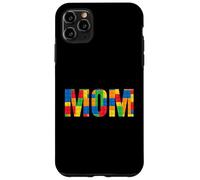 Custodia per iPhone 11 Pro Max Mom Parent Brick Master Builder Building Blocks Set Famiglia