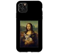 Custodia per iPhone 11 Pro Max Monna Lisa Fennec Fox Classic Art Parodia Pittura