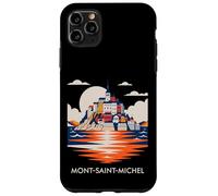 Custodia per iPhone 11 Pro Max Mont Saint Michel France Normandy Catholic Travel Lover